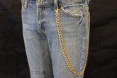 New Men Gold Wallet Chain 25" Metal Fashion Jewelry KeyChain Biker Strong Big Links